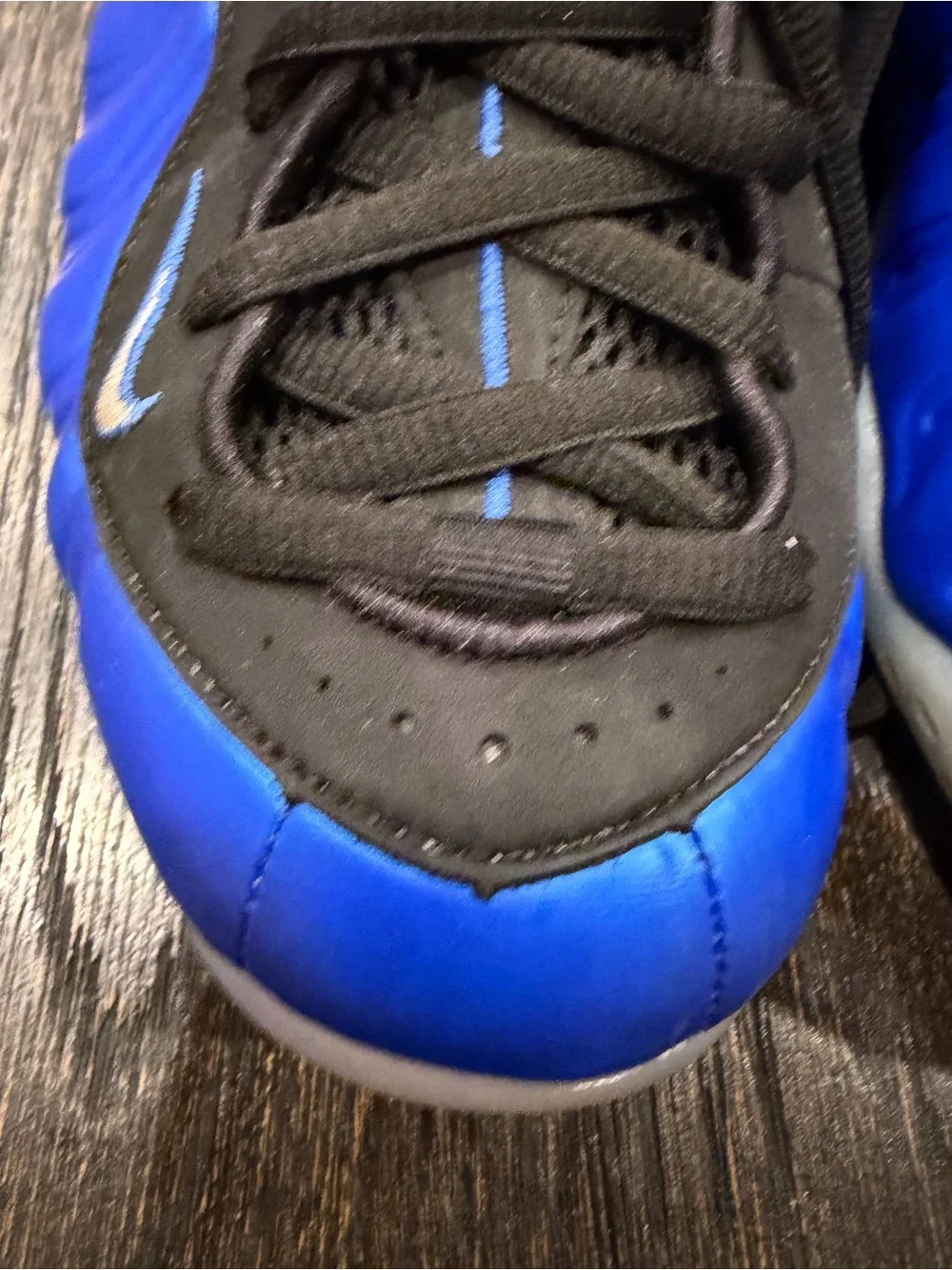 Nike Air Foamposite One International Blue Men Sz 8.5 Basketball Shoes